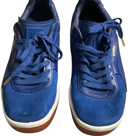 Men’s Blue Puma Sneakers - Picture 3 of 4